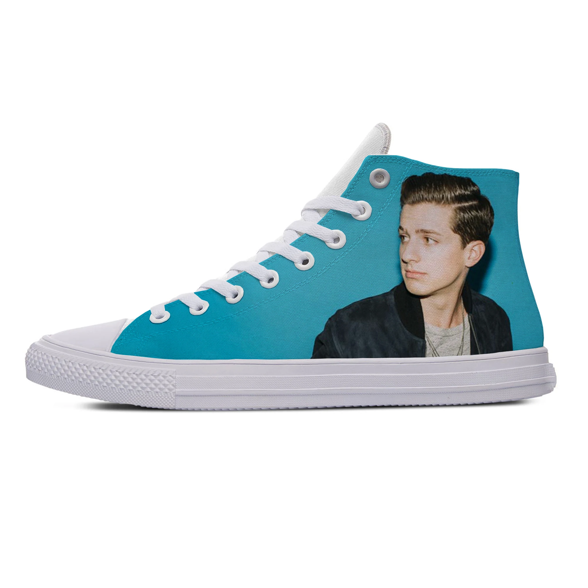 

Pop Singer Charlie Puth Popular Hot Cool Fashion Casual Cloth Shoes Breathable Lightweight Sneakers 3D Print For Men Women