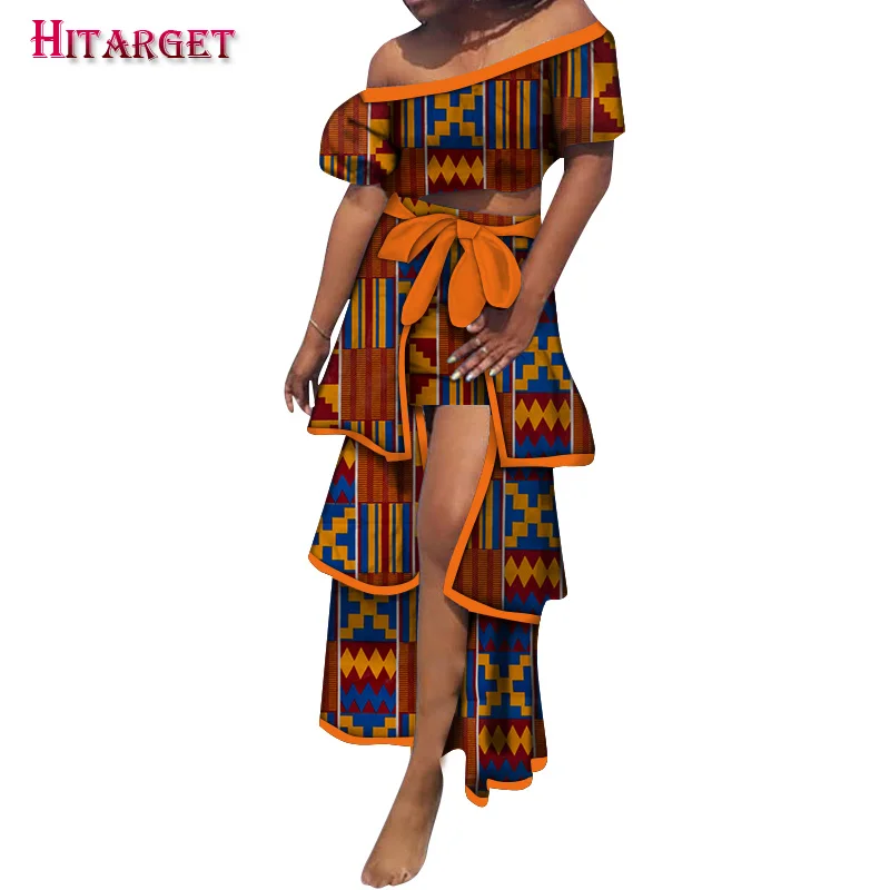 new Autumn african dresses for women 2 Piece Set Women Long Tops & Long Skirt Sets Africa Mermaid Maxi Clothing plus size wy5522