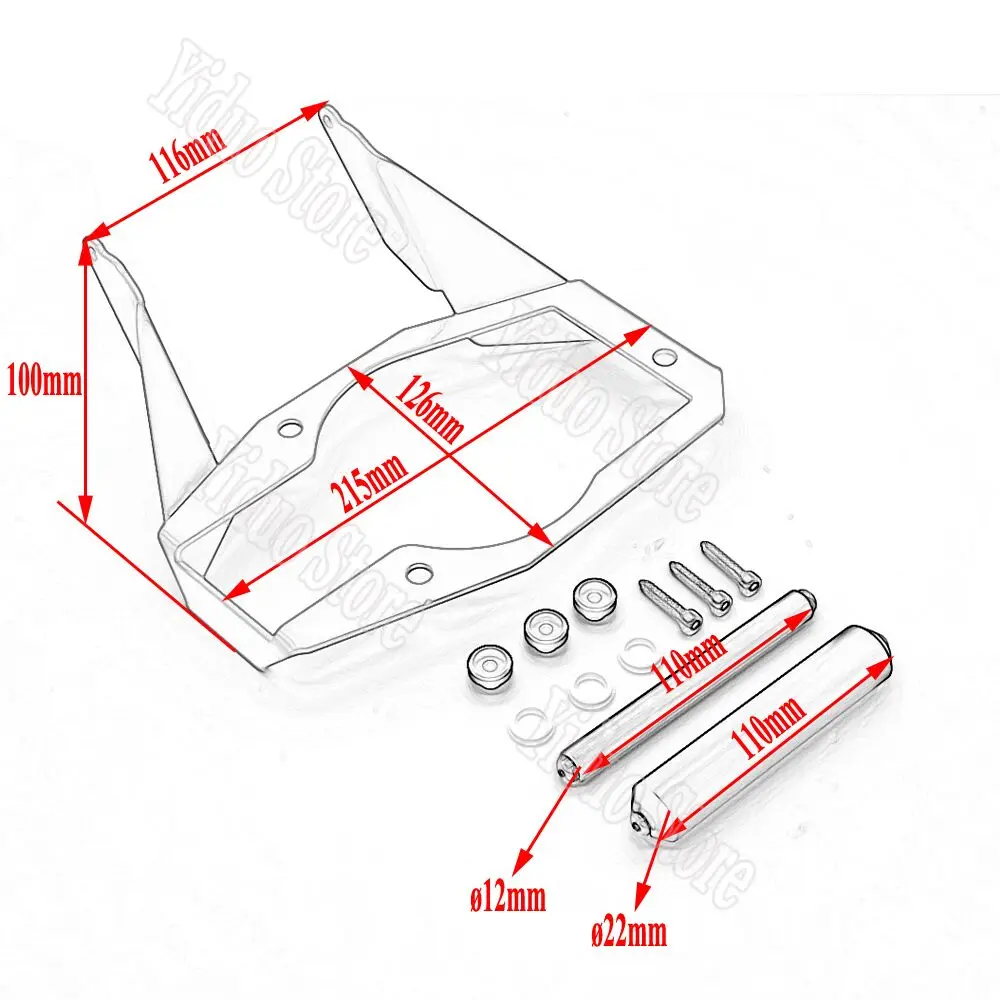 Мобильный телефон GPS Кронштейн Пластины быстрого крепления для 1050 1090 1190