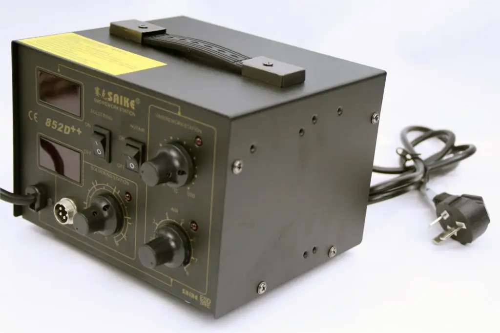 SAIKE 852D + электрическая паяльная станция фена 2в1 сварочный комплект стандартная с