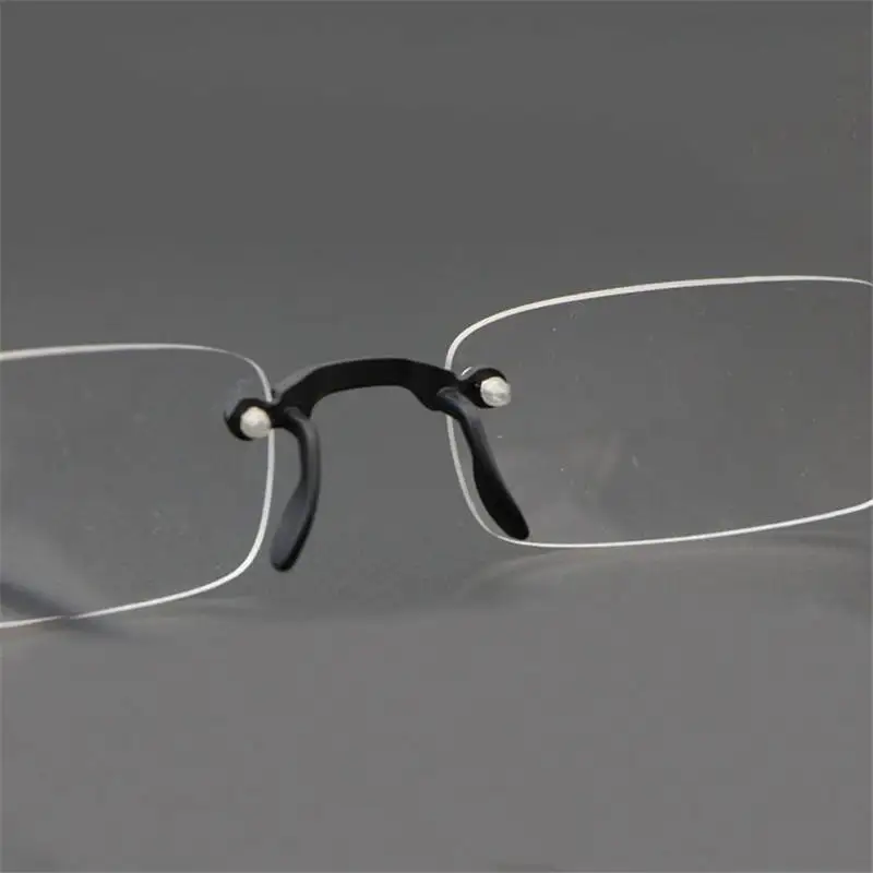 Очки для чтения мужчин и женщин ультралегкие квадратные очки без оправы с