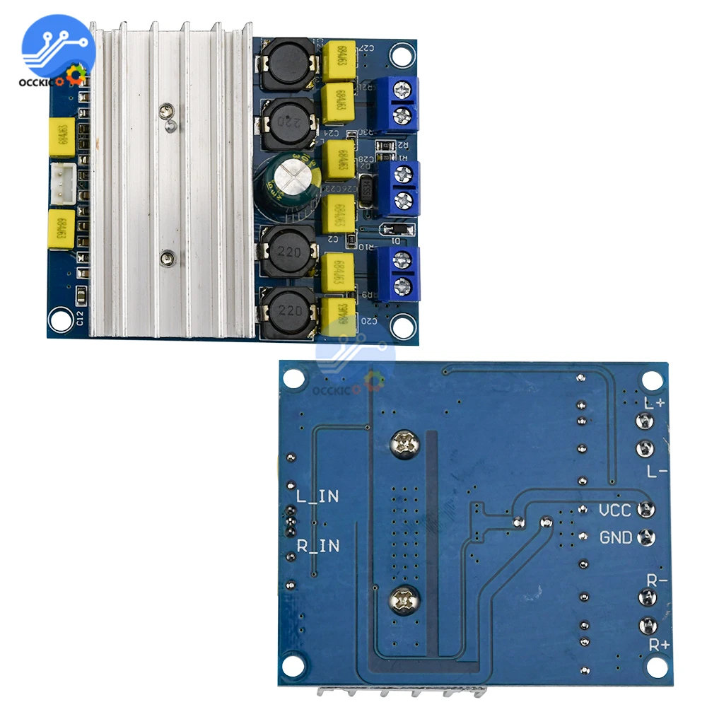 TDA7492 цифровой усилитель доска класса D 2x50 Вт высокомощная аудио звуковая плата
