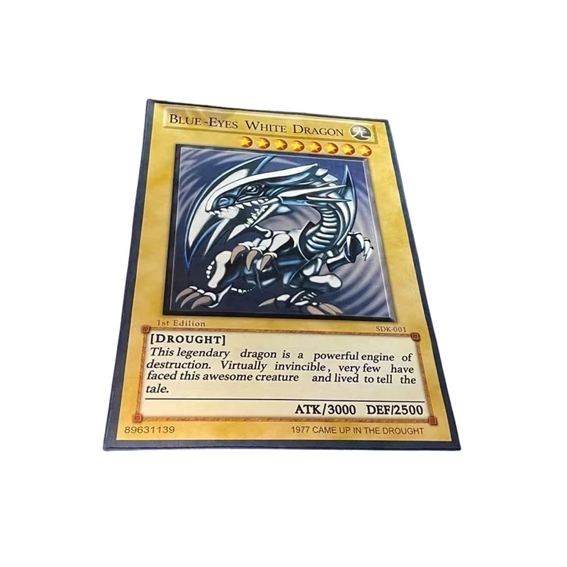 Коврик Yu-Gi-Oh с голубыми глазами белый дракон/Темный волшебный домашний интерьер