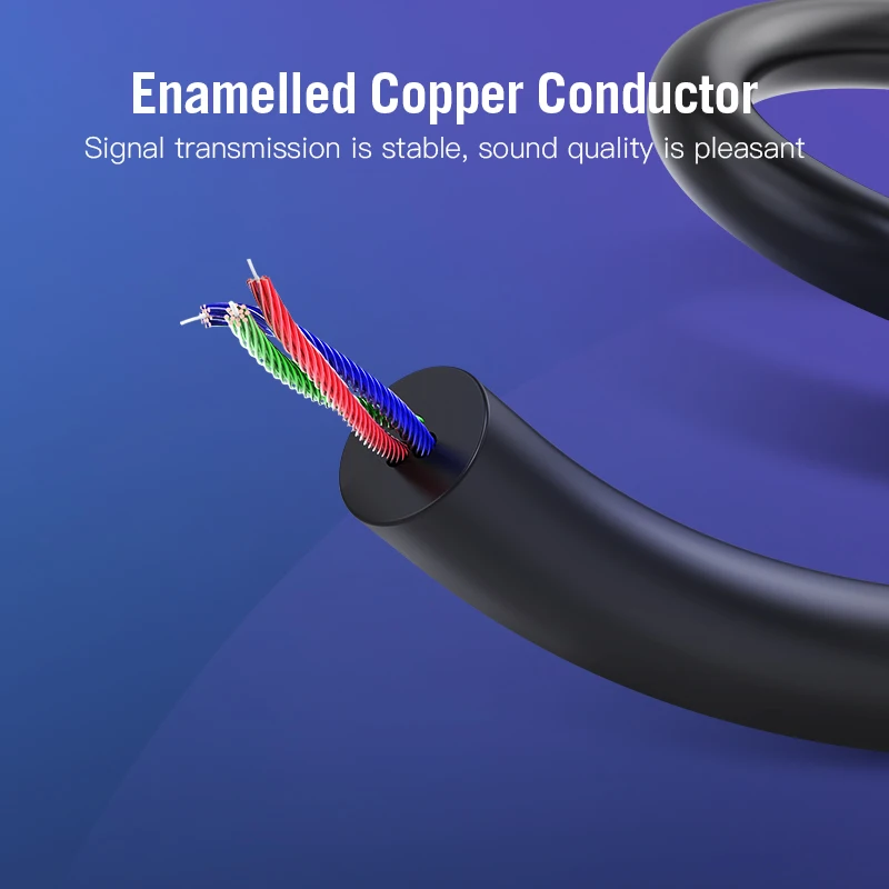 Vention 2 5 мм до 3 аудио кабель Aux адаптер Conector Jack Мужской для наушников смартфон