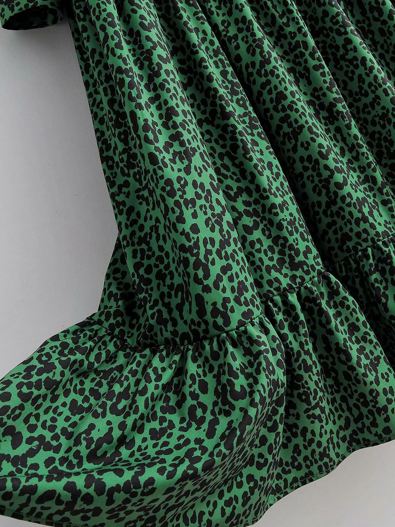 Женское платье с принтом в виде листьев лотоса повседневное элегантное новом