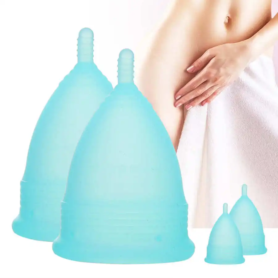 Женский гигиенический продукт силиконовая менструальная чашка многоразовая