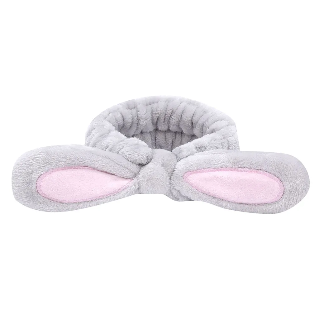 

2021New Women Ladies Elastic Hairband Band Cartoon Rabbit Ear Cute Head Lovely Hair Band Kawaii Headwear for Girls