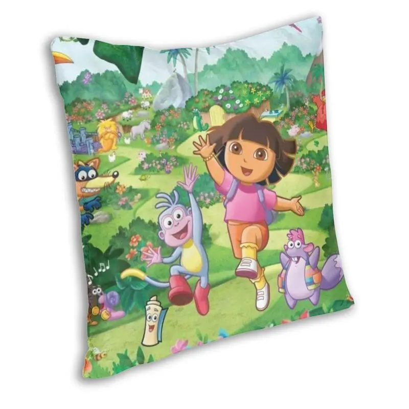 Модные наволочки Explorer бархатные классические для диванных подушек с рисунком из