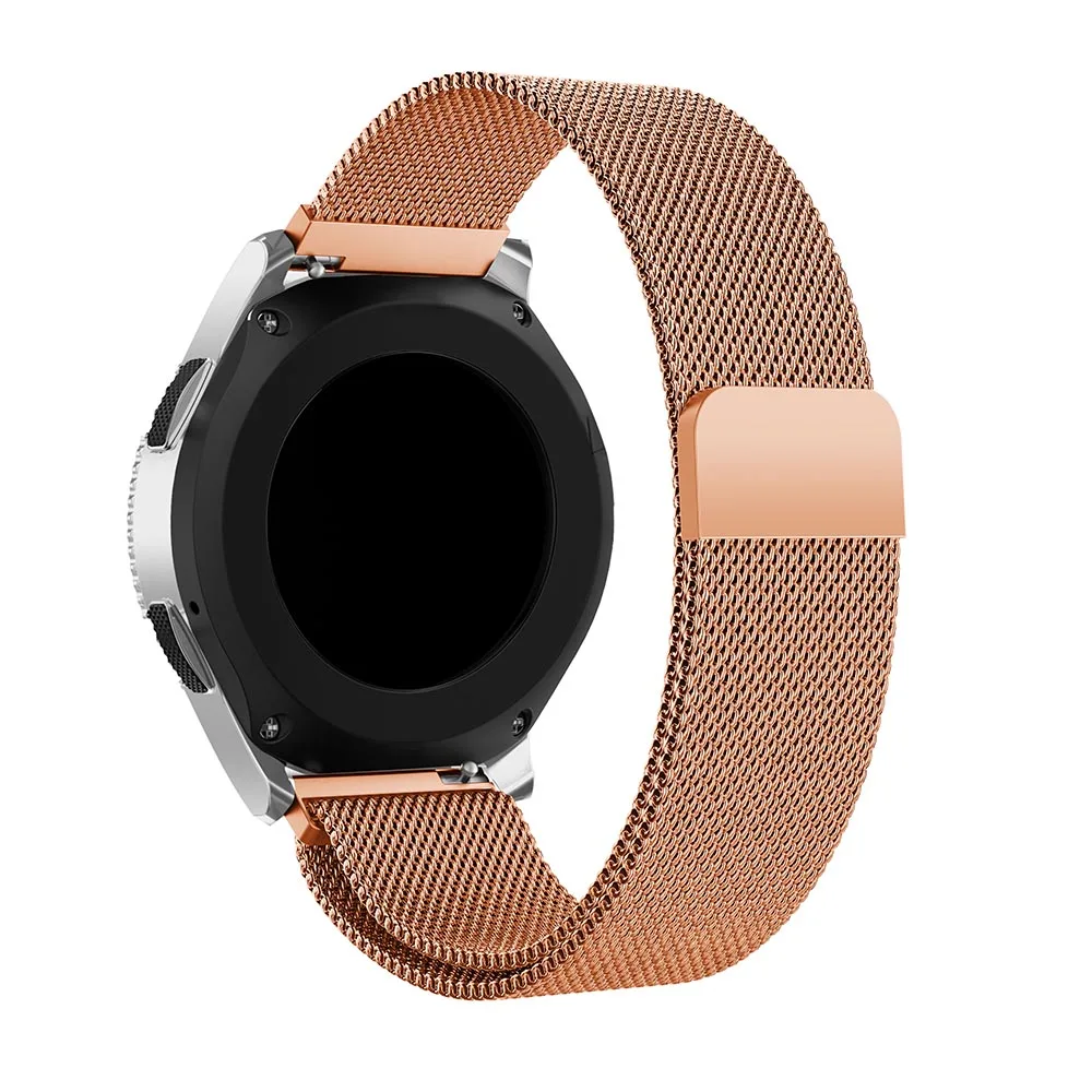 Для Huami Amazfit GTR 47 мм 42 ремешок из нержавеющей стали Магнитная Миланская петля Smartwatch