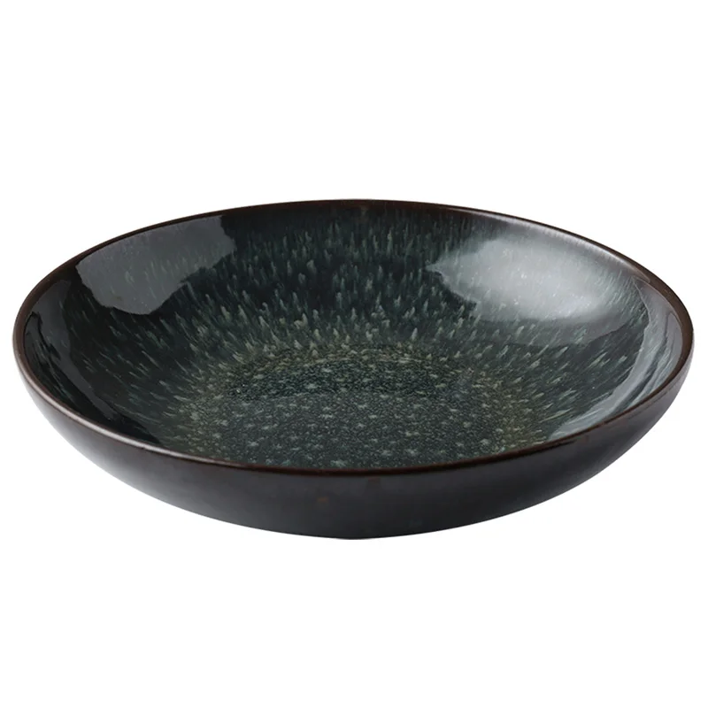 Европейская керамическая миска с рисунком павлина большая суповая для лапши