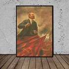 Ленин на трибуне, художественные картины на холсте для гостиной, печатные плакаты, настенное искусство, рамка для украшения дома