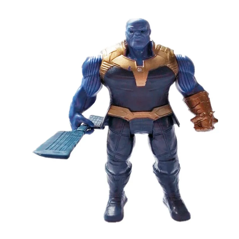 without box Фигурка Marvel, Мстители, Бесконечная война, аниме, Супер герои, Капитан Америка, Железный человек, Человек-паук, Халк, Тор, коллекция игрушек - Цвет: without box