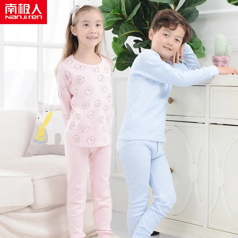 Детская теплая Милая одежда на весну и осень для мальчиков девочек комплект