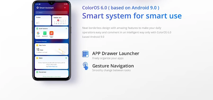 RU версия OPPO Realme C2 15,5 HD+ Dewdrop MediaTek Helio P22 2 Гб ОЗУ 16 Гб ПЗУ 13 МП AI двойная камера заднего вида 4000 мАч мобильный телефон
