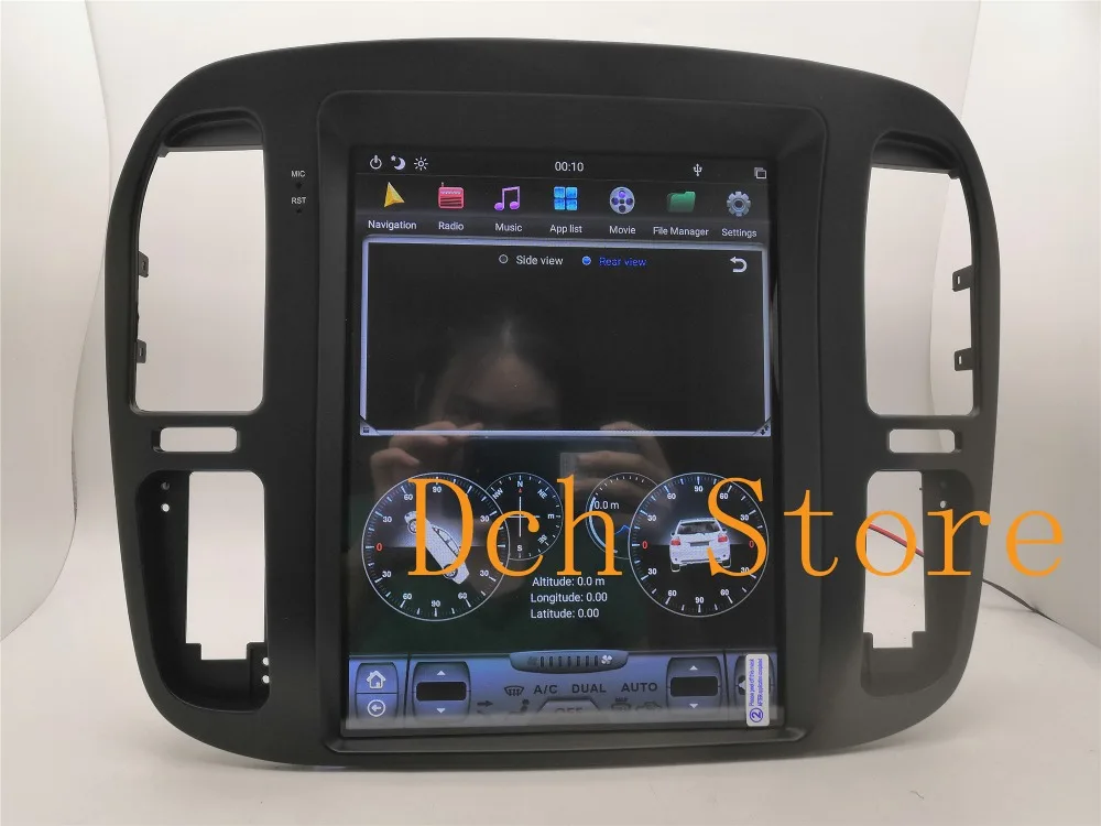 12,1 ''tesla стиль Android 8,1 автомобильный dvd-плеер gps навигация для TOYOTA LAND CRUISER LC100 1999-2002 радио Lexus lx470 PX6 ips