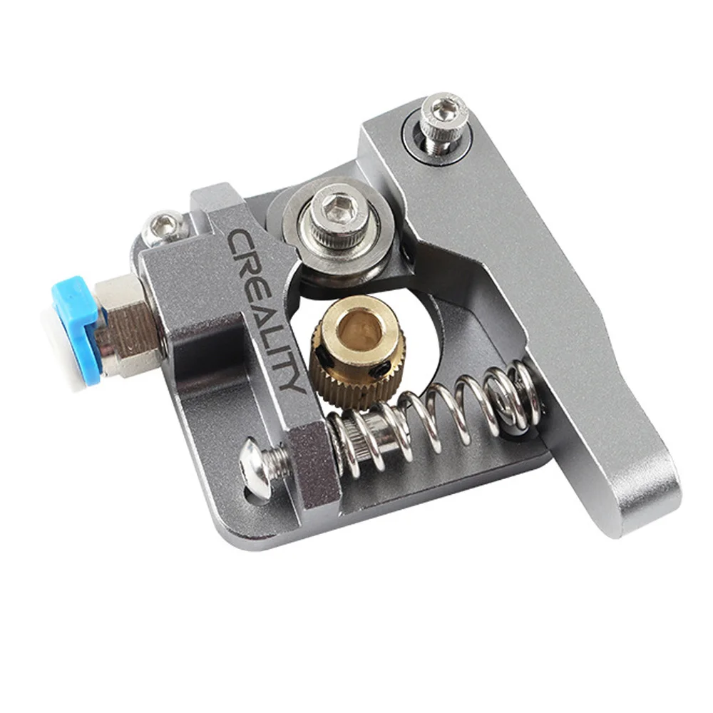 

Экструдер 1,75 мм нить для принтера серии Ender CR 4 пружины 3D Новый металлический MK8 экструдер серого цвета блок из алюминиевого сплава Bowden