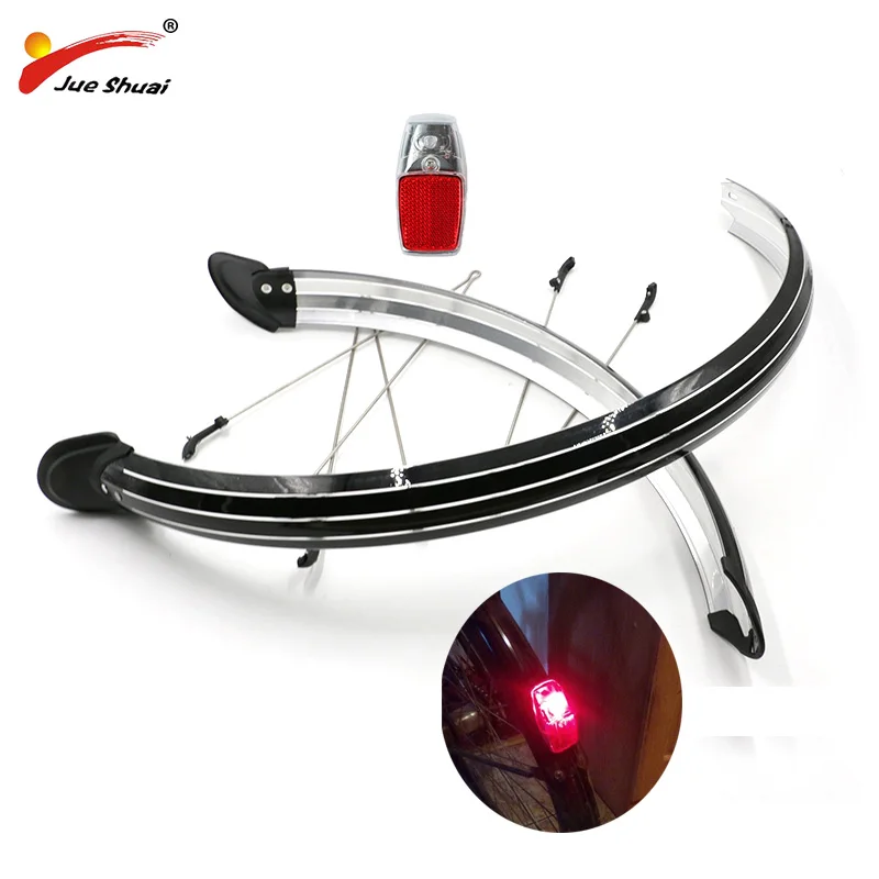 Комплект велосипедных длинных грязезащитных крыльев с v образным креплением