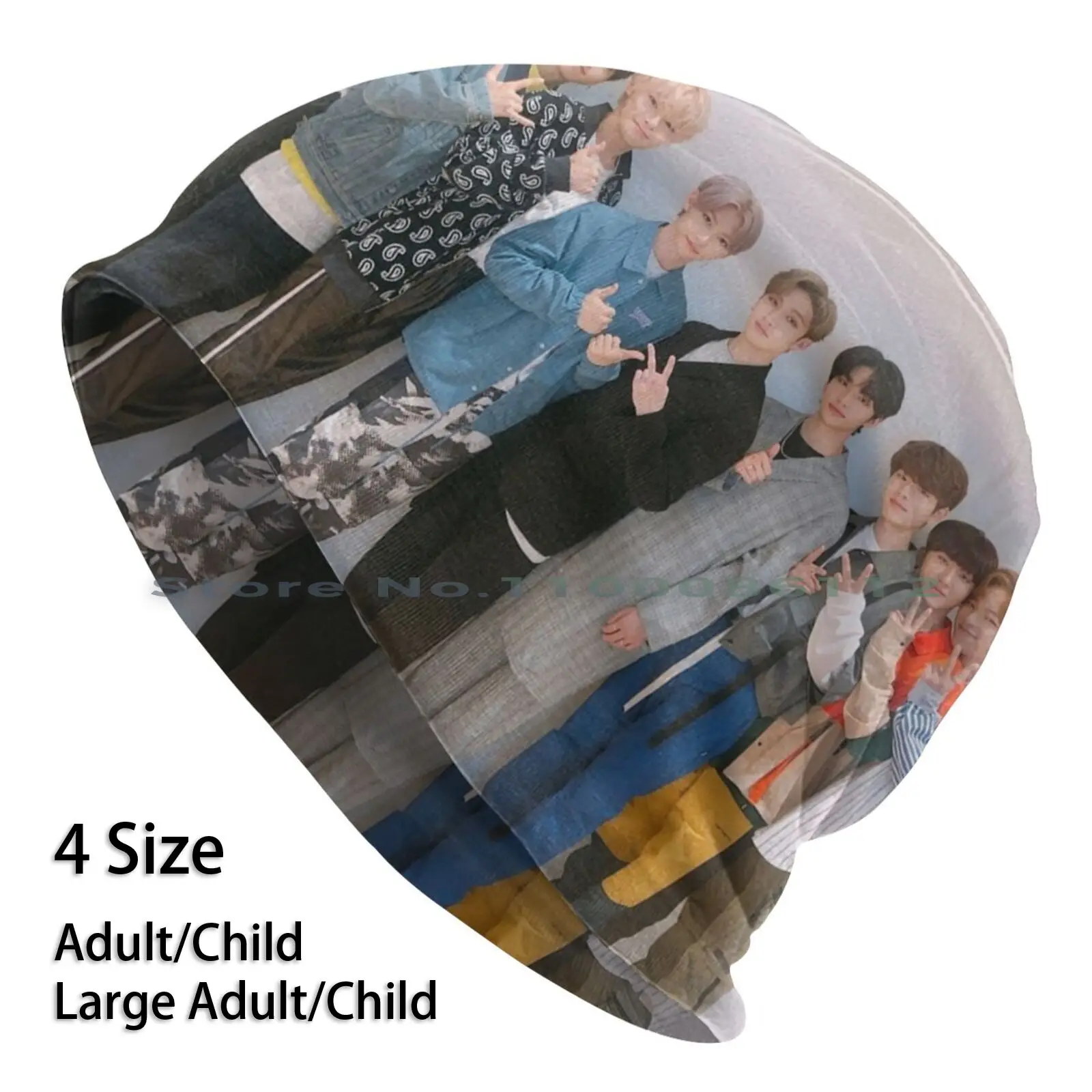 

Вязаная Шапка-бини без названия, Детские бродячие шапки Bangchan, бродячие детские шапки Hyunjin, бродячие детские шапки