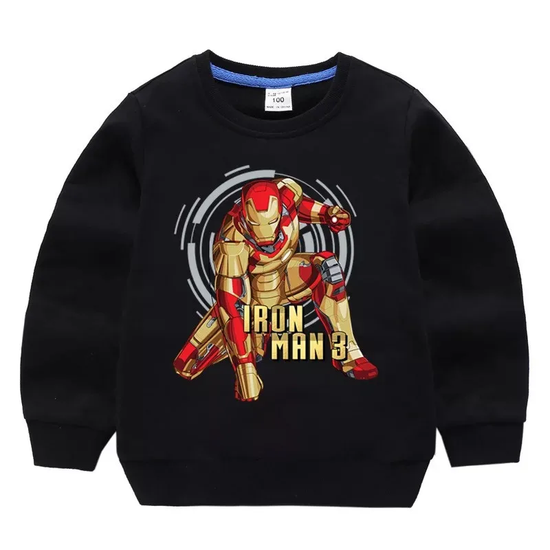 Толстовка с капюшоном из мультфильма мстители для мальчиков | Мать и ребенок