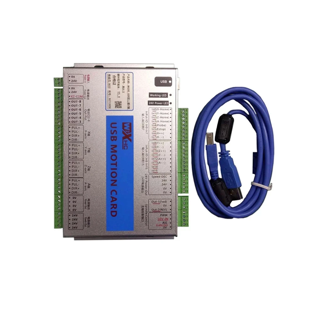 ЧПУ комплект Mach3 контроллер XHC MKX-V 3 4 6 осей USB карта управления движением WHB04B