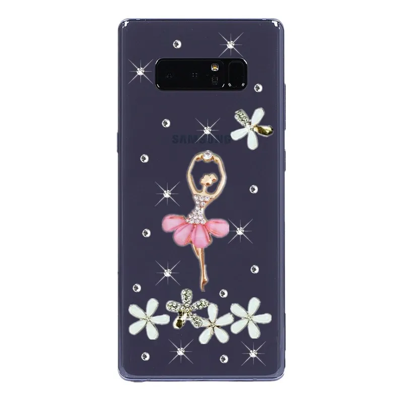 Для samsung Galaxy Note 8 9 S8 S9 S10 A7 A9 2018 A8 A6 плюс J7 Neo J8 J3 J4 J6 J2 Pro A2 Core со стразами чехол |