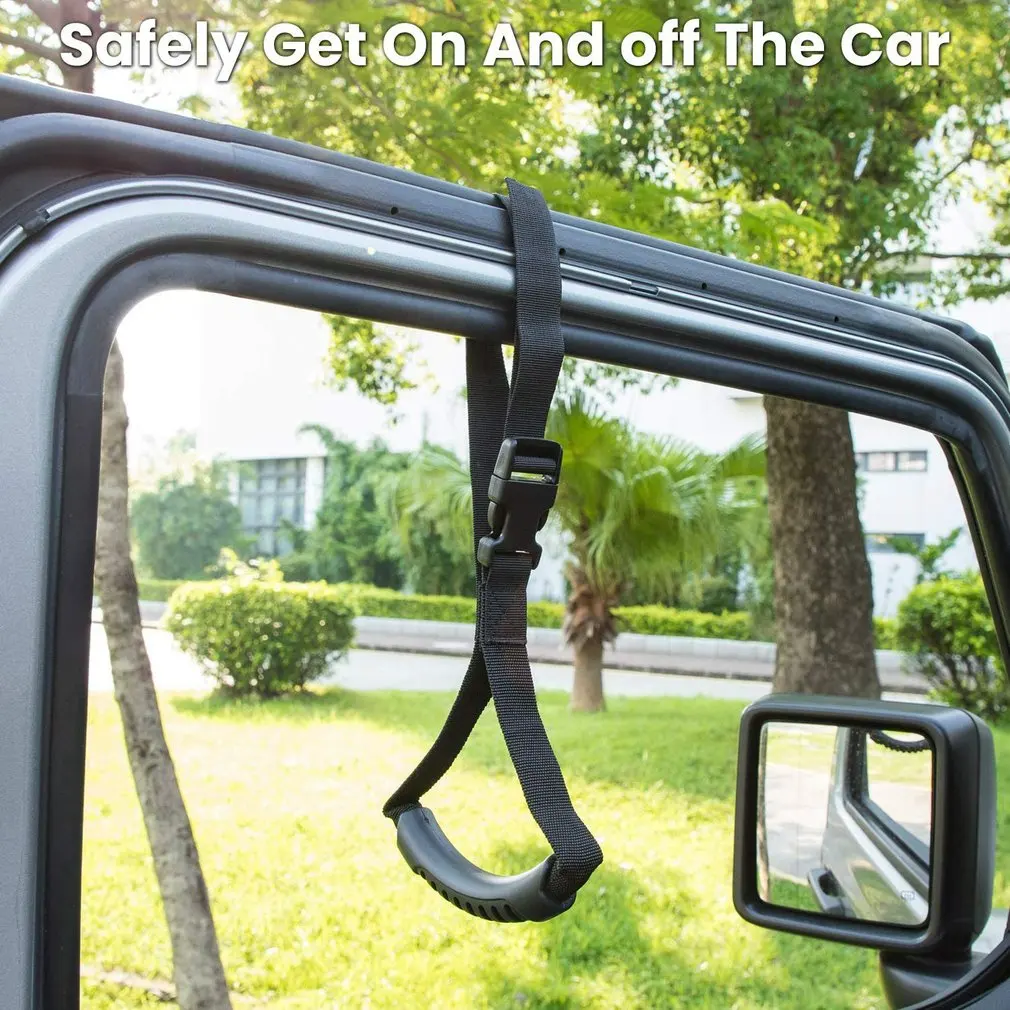 

Auto Cane Car Grab Handle Adjustable Standing Aid Safety Handle Vehicle Support Portable Nylon Grip Handle