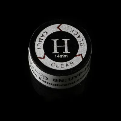 Япония Kamui Прозрачные наконечники 1 шт. 14 мм SS/S/M/H(опционально) бильярд Кия Бильярд аксессуары - Цвет: Бургундия