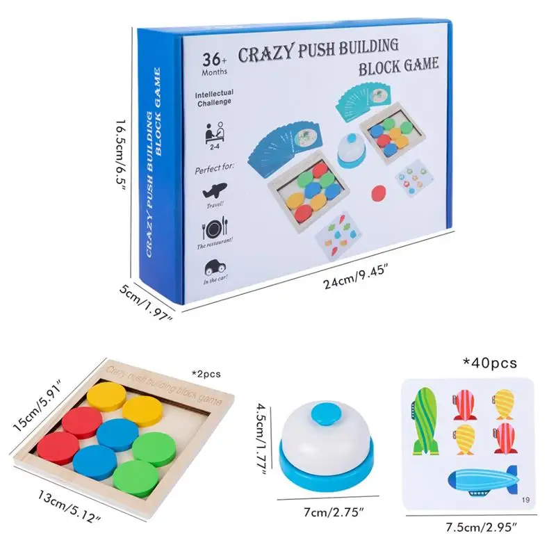 Забавные толкательные настольные игры способность мышления обучающая игрушка