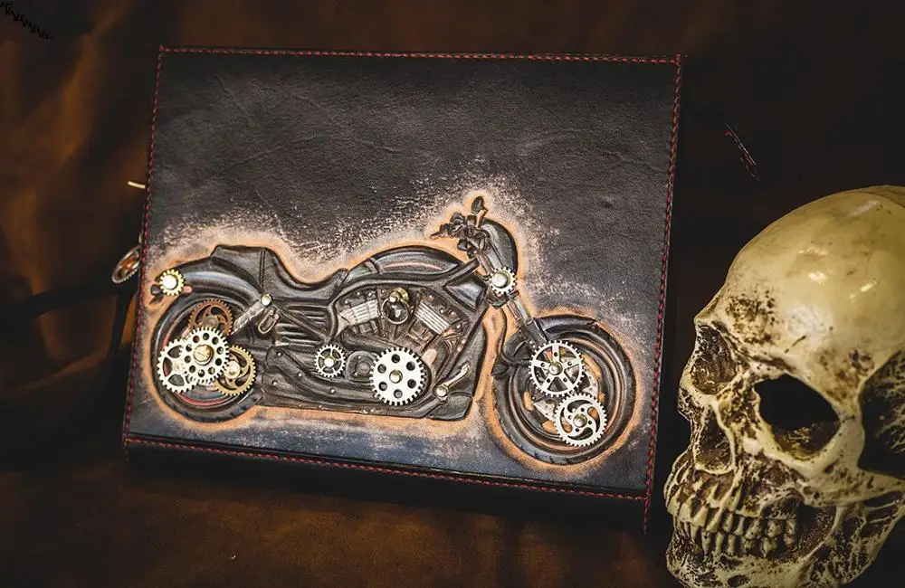 Рисунок 5 - Мужская сумка ручной работы из растительного дубления