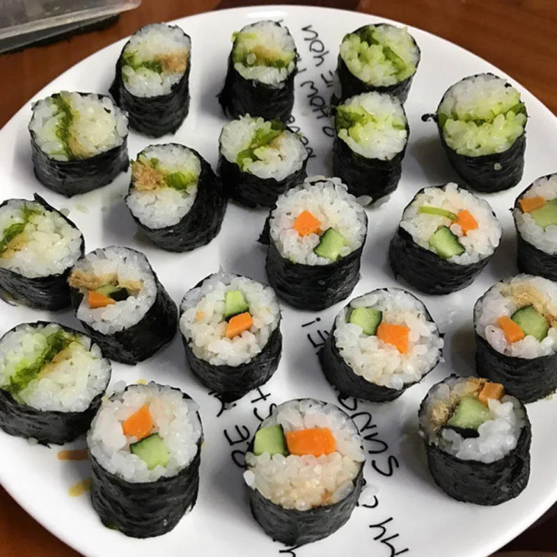 

Norbi Sushi Mold Set Sushi Tool Wrapper Sushi Rice Ball Fine Roll Sushi Mold Three-piece Set Kichen Accessories Kitchen Tools