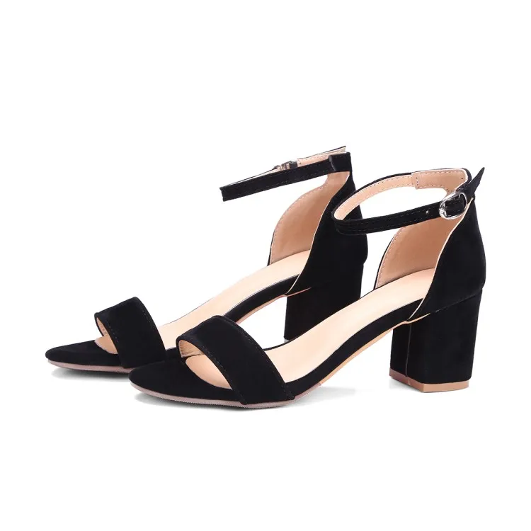 Сандалии женские на высоком каблуке Босоножки с открытым носком однослойная