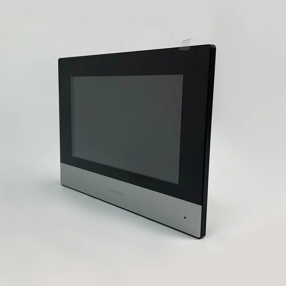 Цена Hikvision DS-KH6320-WTE1 внутренний монитор POE с 7-дюймовым экраном, видеодомофоном, WIFI, громкоговорителем и микрофоном