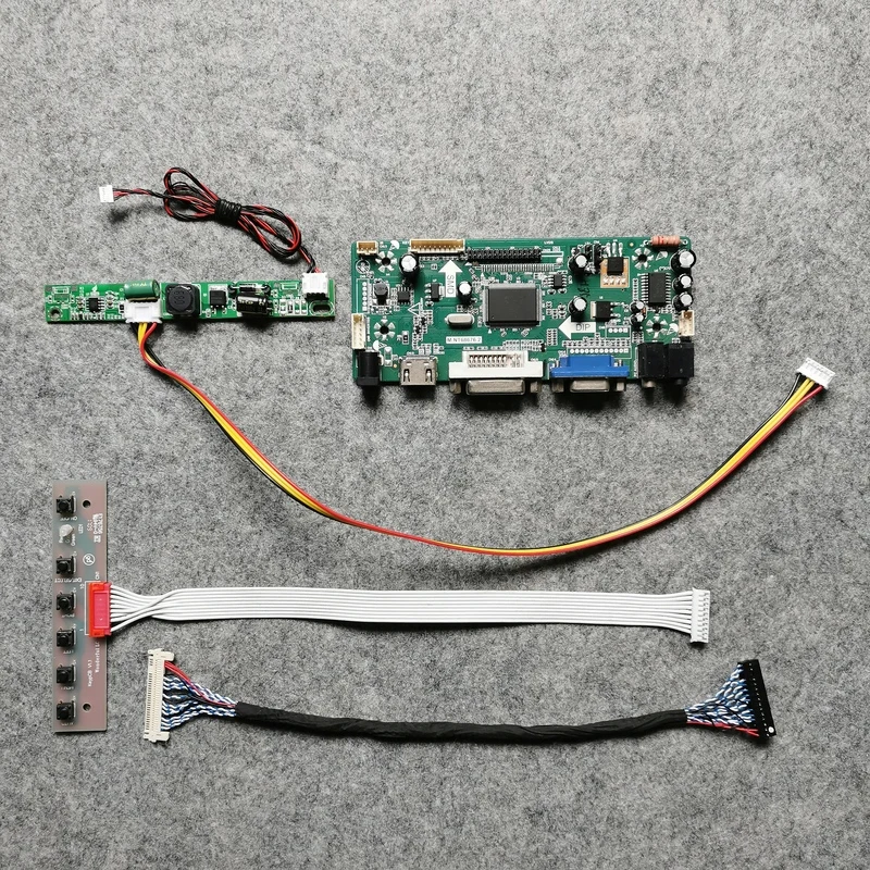 

Fit M200HJJ/M200HJK/M215HJJ/M215HJK/M236HJJ Matrix DIY Kit M.NT68676 30-Pin LVDS Monitor Drive Board 60Hz VGA+DVI 1920*1080