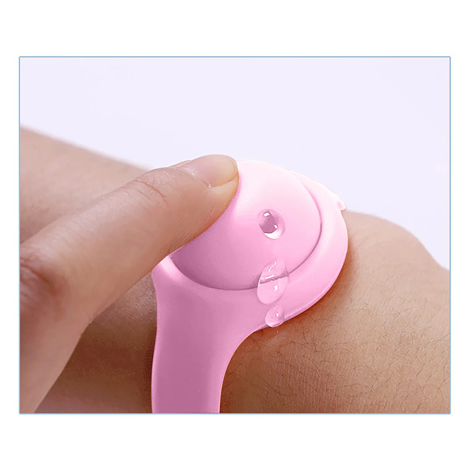 

Travel Portable Silicone Wristband Portable Bracelet Wristband Kids Liquid Handwash Gel Storage Bracelet