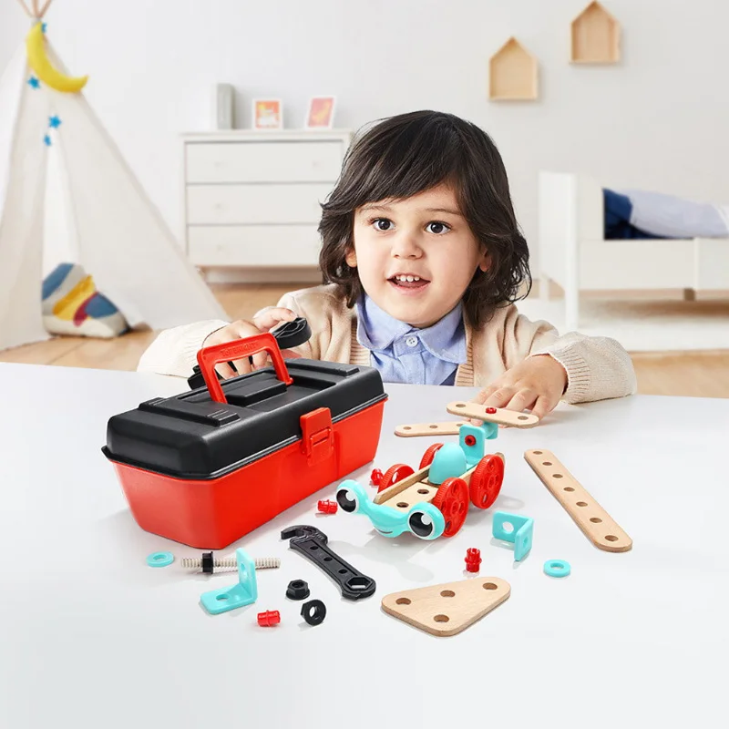 Xiaomi Kids набор инструментов Обучающие игрушки Инструменты для ремонта моделирования дрель пластиковая игра обучение инженерные игрушки-пазлы подарки для мальчиков