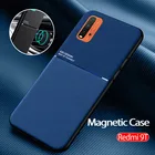 Чехлы для redmi 9 t магнитный автомобильный держатель кожаный чехол для телефона xiaomi redmi 9 t note 9 t redme note9 t t9 силиконовый чехол coque