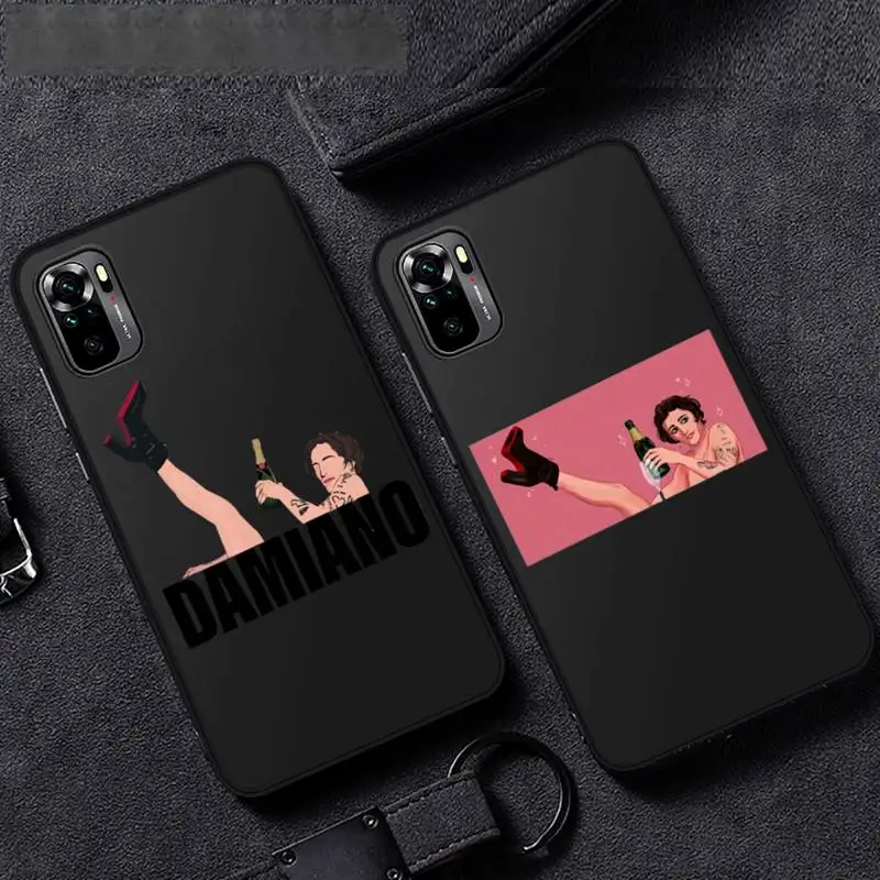 

Maneskin Damiano David Phone Case For Xiaomi Mi 10T 11 pro Redmi Note 7 8 9 10 pro 8T 9T 9S 9A 10