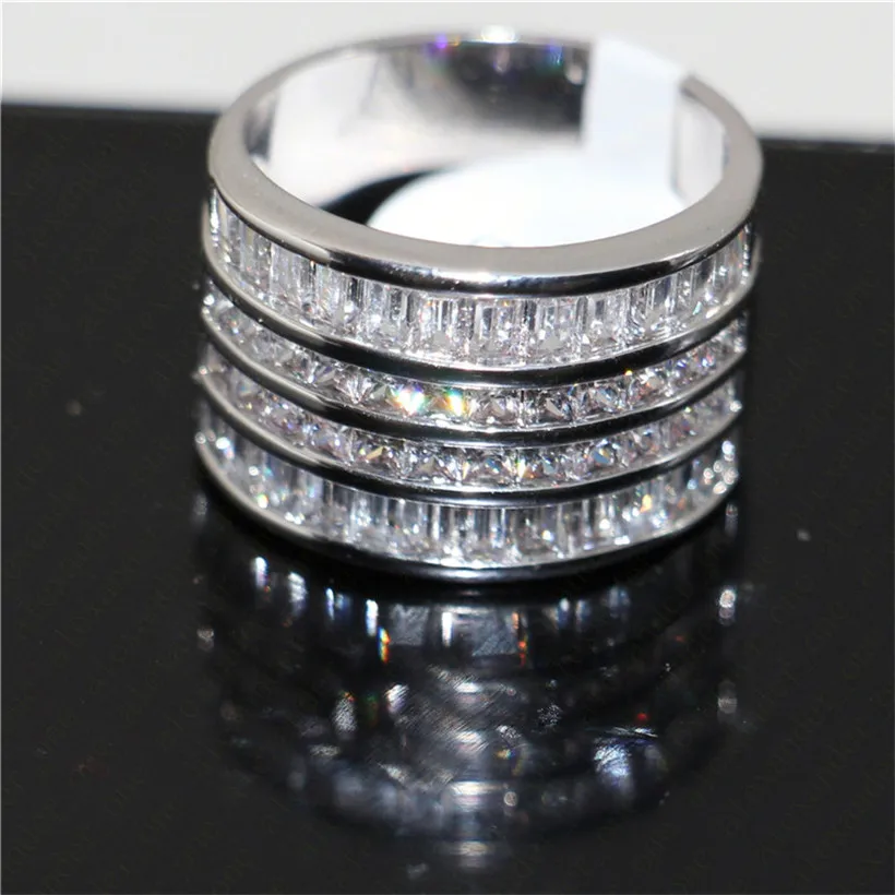 Классические обручальные кольца ручной работы из стерлингового серебра 925 пробы