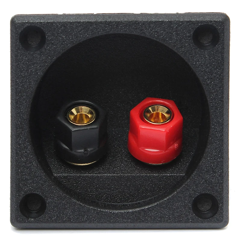 

New Square Board Binding Post Speaker Box Terminal Cup Wire Cable Box Connector