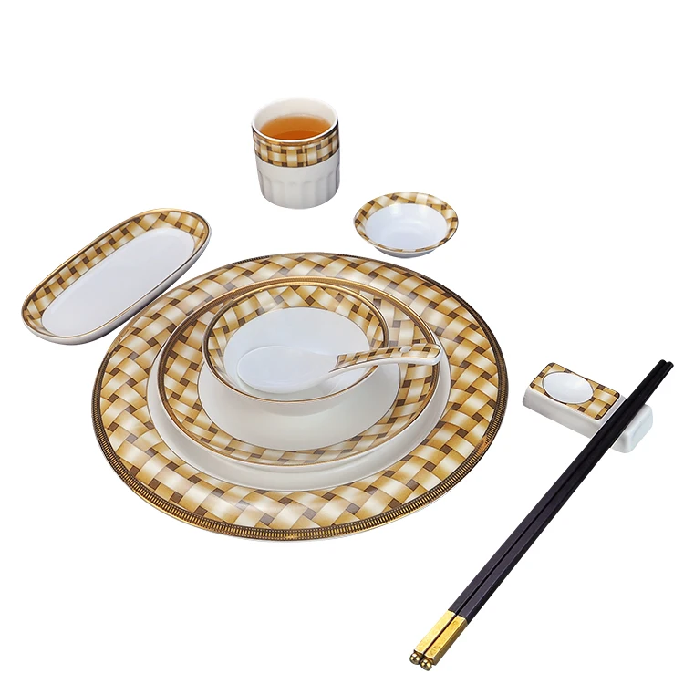 Роскошная Посуда в европейском стиле Пномпень керамическое обеденное блюдо