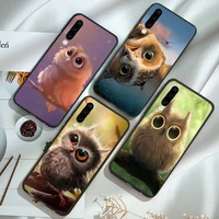 animal cute cartoon owl phone case for huawei mate 9 10 20 pro lite 20x nova 3e p10 plus p20 pro honor10 lite