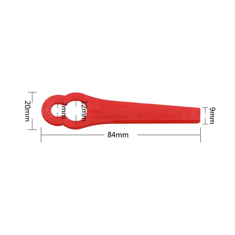 

1pcs Plastic Trimmer Blades Pendants Green/red Mowing Knife For Key Gourd-shaped Lawn Mower Garden Grass Cutter Cutting Blade