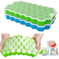 37 cubes ice tray cube mold creative diy honeycomb shape ice cube ray mold ice cream party cold drink bar cold drink tools