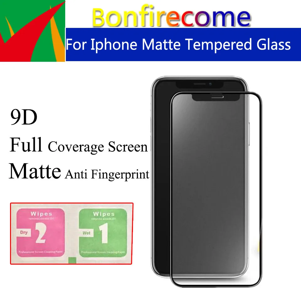 10 шт./комплект защитное стекло 9D для iPhone 6 6s 7 8 Plus X XR XS 11 pro Max|Защитные стёкла и