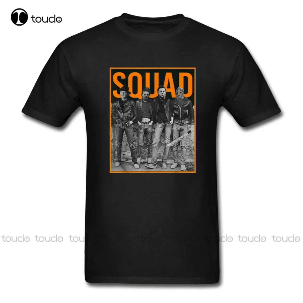 

Футболка черная с рисунком отряда убийц Хэллоуин Майкла миэрроктора белые мужские футболки из хлопка модная забавная Новинка