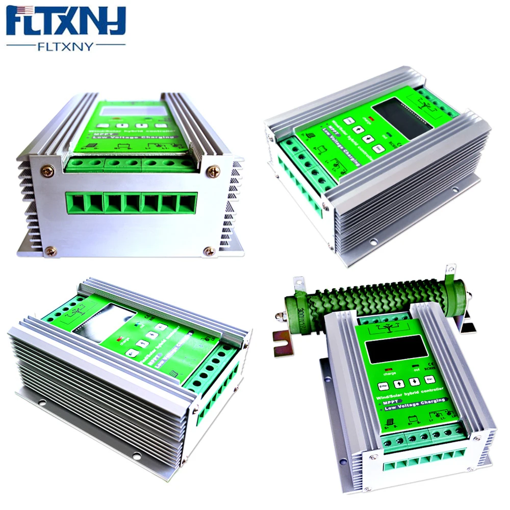 Гибридный контроллер MPPT для ветряных турбин мощность 300 Вт 400 600 800 1000 12 В 24 с