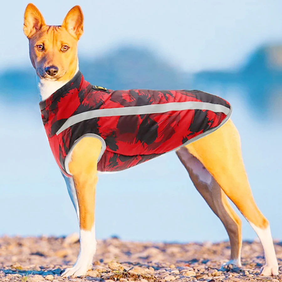 

Dog Coat Winter Pet Clothes French Bulldog Pets Warm Jacket Waterproof Dogs Clothing Outfit Vest For Small Medium Large Dogs