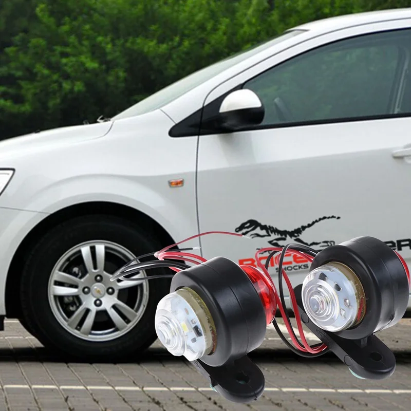 Комплект из 2 предметов 10 30V автомобильный прицеп светодиодный боковой