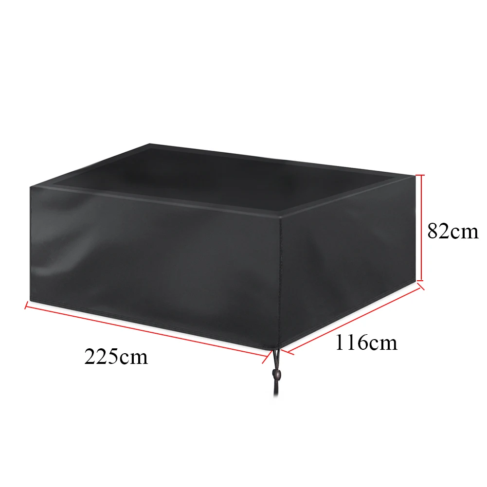 

Pool Full Wind Rip Resistance Outdoor Solid Dustproof Waterproof Billiard Table Cover 210D Oxford 7 8 9 Foot With Drawstring