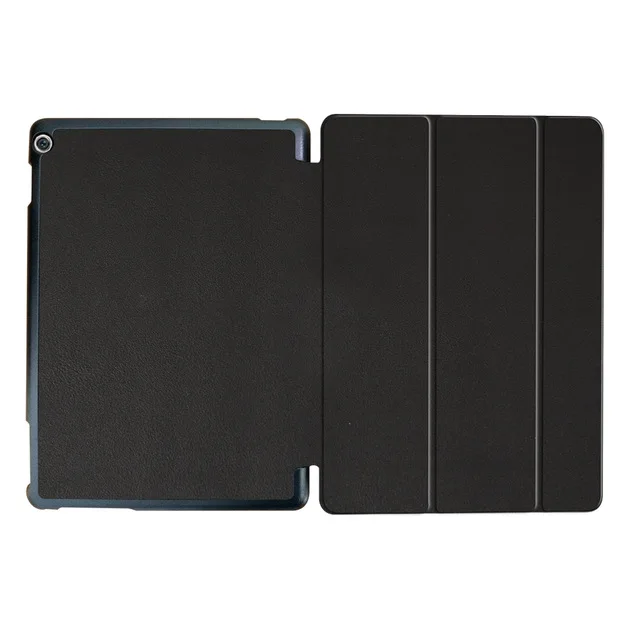 MTT чехол из полиуретановой кожи для планшета для huawei Mediapad M3 Lite 10 BAH-W09 BAH-AL00 10,1 ''Магнитный Флип-стенд Умный чехол защитный чехол - Цвет: Black